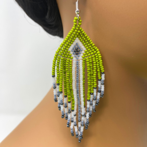 Tsavo earring Lime