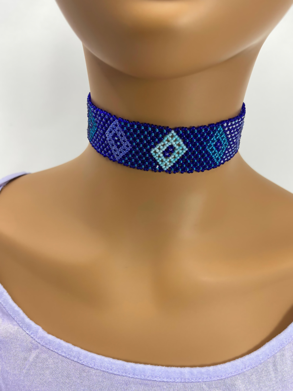 kipenzi necklace blue